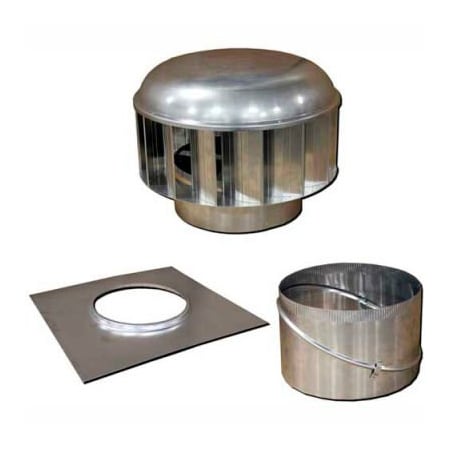 Envira-North Systems Ltd. Envira-North Hurricane Turbine Ventilator 12 Inch Variable Pitch Flue EN900X9300